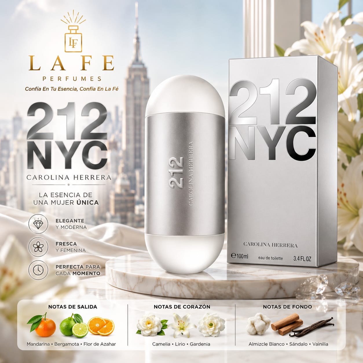 Carolina Herrera 212 NYC Women 100ml EDT
